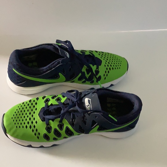 NIKE Sneakers Men’s Size 8 Seahawks Speed Shoe Blue & Green 848587 307 - Picture 6 of 15